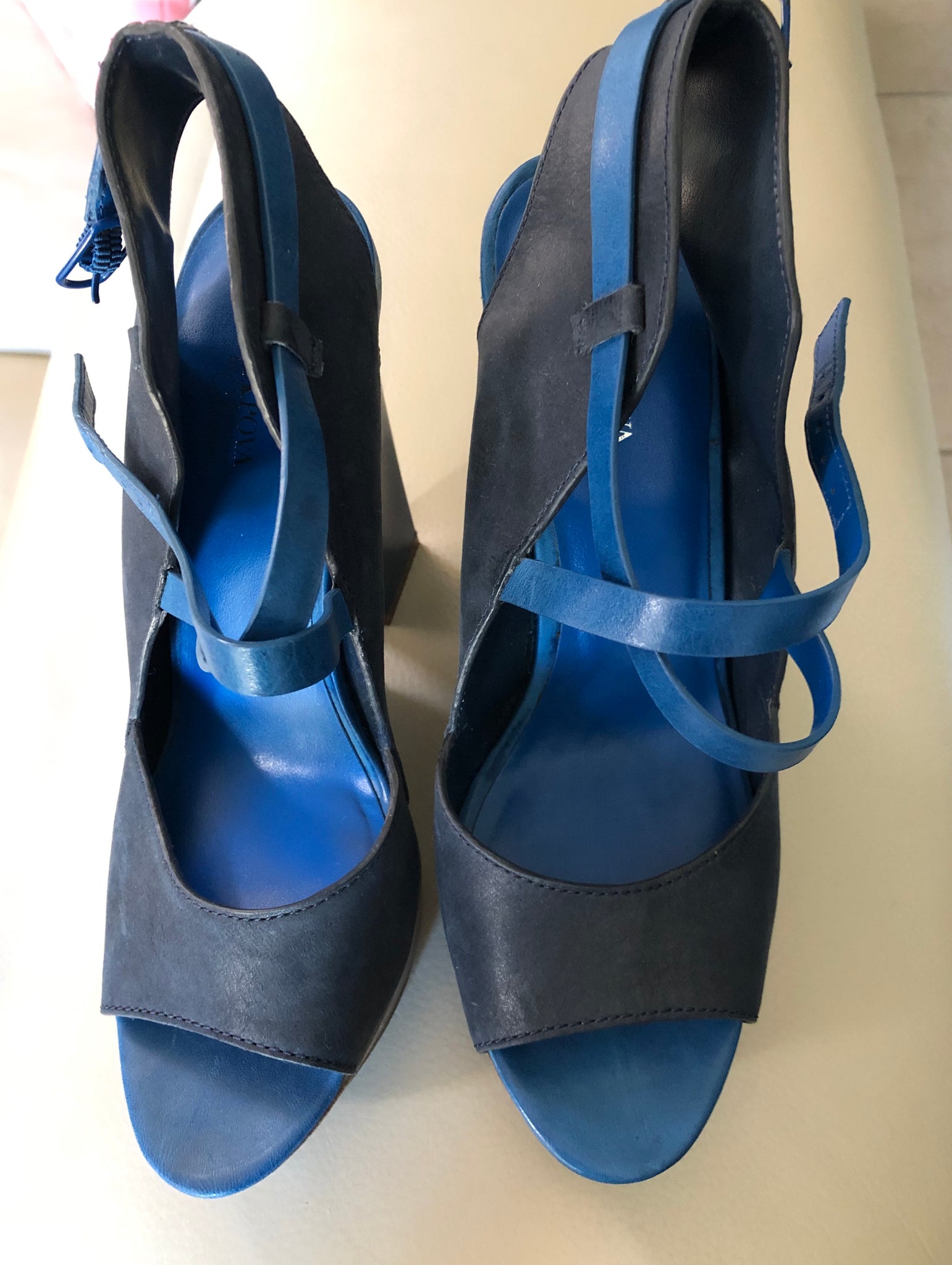 Cole Haan “Maria Sharapova” Blue Sandals