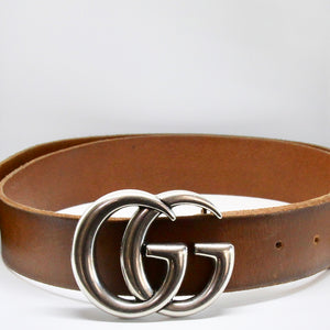 Gucci Leather GG Belt